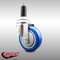 Service Caster 4 Inch 316SS Blue Polyurethane Wheel Swivel 1-1/8 Inch Expanding Stem Caster SCC-SS316EX20S414-PPUB-BLUE-118 - alternate 2